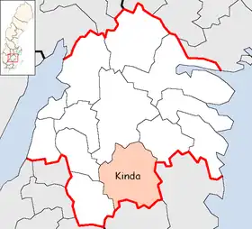 Localisation de Kinda