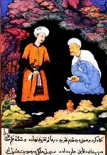 Le roi Dabashlim rend visite au sage Bidpay.