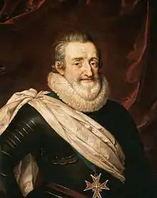 Tableau représentant Henri IV, fondateur du collège de La Flèche.