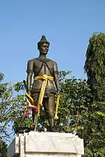 Statue du roi Ngam Muang (allié de Mengrai au XIIIe siècle)