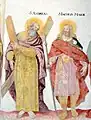 Saint André et saint Jacques le Majeur à gauche du maître-autel