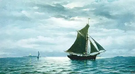 Oscar Kleineh (fi), Mer au clair de lune.