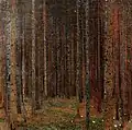Gustav Klimt: Forêt de pins I, 1901
