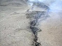 Fumerolles.