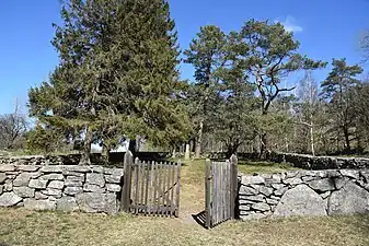Le cimetière du choléra de Kallebäck à Göteborg, créé en 1866.