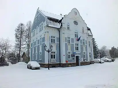 Žibřidice : la mairie.
