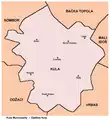 Localités de la municipalité de Kula