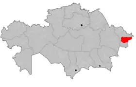 Localisation de District de Kourchim