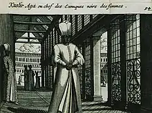 Kuslir Aga, chef des Eunuques noirs, 1670.