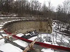 Partie du mur de la forteresse classé.