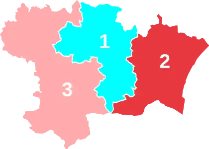 Député élu par circonscription (2e tour).
