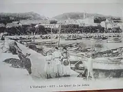 Port de L'Estaque de Marseille, vers 1900.
