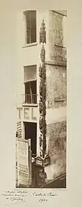 L'Arbre-aux-Prêcheurs, représentant un arbre de Jessé, photographié sur place vers 1900.