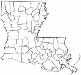 Localisation de French Settlement (anciennement La Côte-Française)
