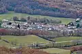 Le bourg vu depuis le Quié