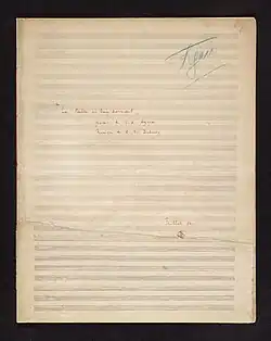 page du manuscrit