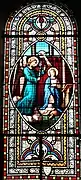 Vitrail de l'Annonciation.