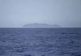 L'île de Gorgone vue de la côte italienne