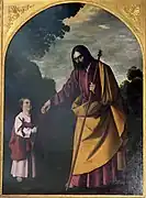La Promenade de l'Enfant Jésus par Francisco de Zurbarán, vers 1635.