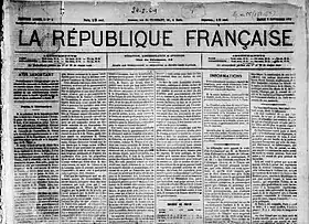 Image illustrative de l’article La République française