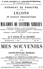 Publicité dans La revue hebdomadaire, 12 nov. 1898, p. 3.