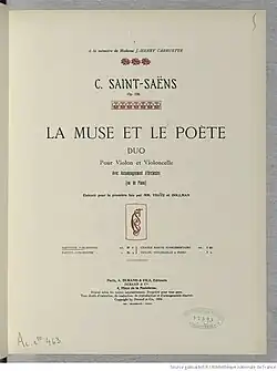 couverture de partition