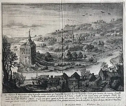 La porallée en 1230. Montjardin, Dieupart et Sougné