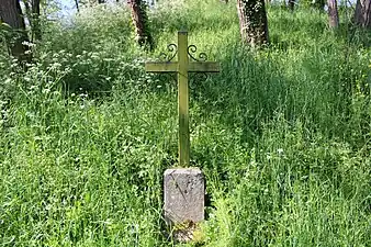 La station VII Jésus tombe à terre pour la seconde fois..