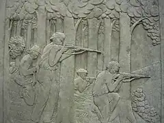 Détail de sculpture.