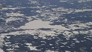 Le lac Ormajärvi et la péninsule Sajaniemi.