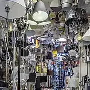 Un autre magasin de luminaires, au Danemark.