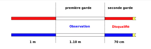 Marques sur les lances