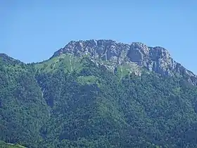 Vue du Lanfonnet depuis Saint-Jorioz au nord-ouest.