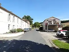 Rue principale du village.