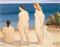 Las bañistas, huile sur toile, sans date.