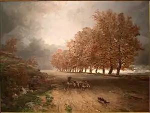 Orage, Nîmes, musée des beaux-arts.