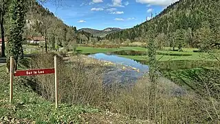 Le lieu-dit Sur le Lac.