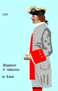 Uniforme de 1720 à 1734