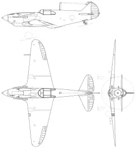 vue en plan de l’avion