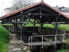 La Tardoire au lavoir de Buas à Châlus