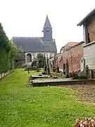 L'église Saint-Thibault à l'Hortoy.