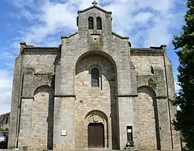 Façade de l'église.