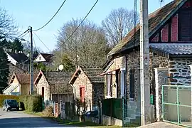 Cité minière de la mine du Châtelet (Budelière, Creuse).