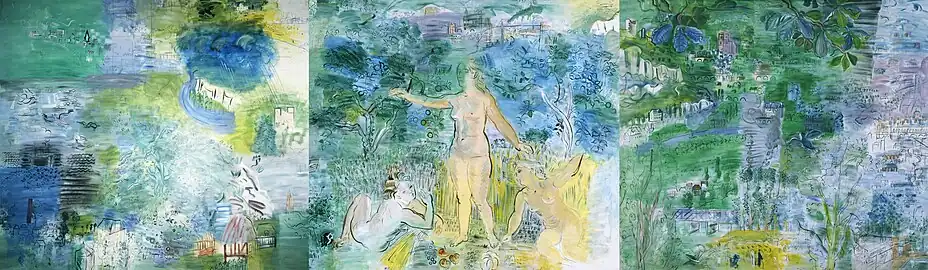 Raoul Dufy, Le Cours de la Seine, 1937 – Musée des Beaux-Arts de Rouen, Rouen.