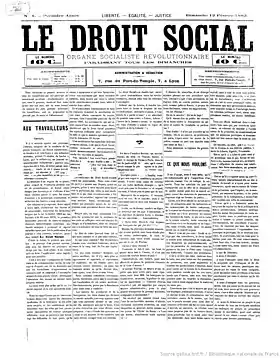 Image illustrative de l’article Le Droit social
