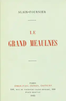 Image illustrative de l’article Le Grand Meaulnes