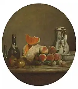 Le Melon entamé, 1760 – Collection privée.