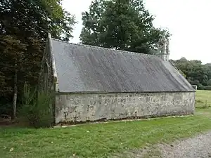 La chapelle Saint-Trémeur (côté nord).