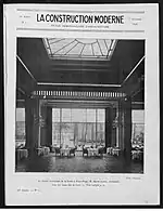 Le restaurant avec vue sur la forêt.