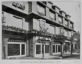 L'hôtel vue de la rue de Metz.